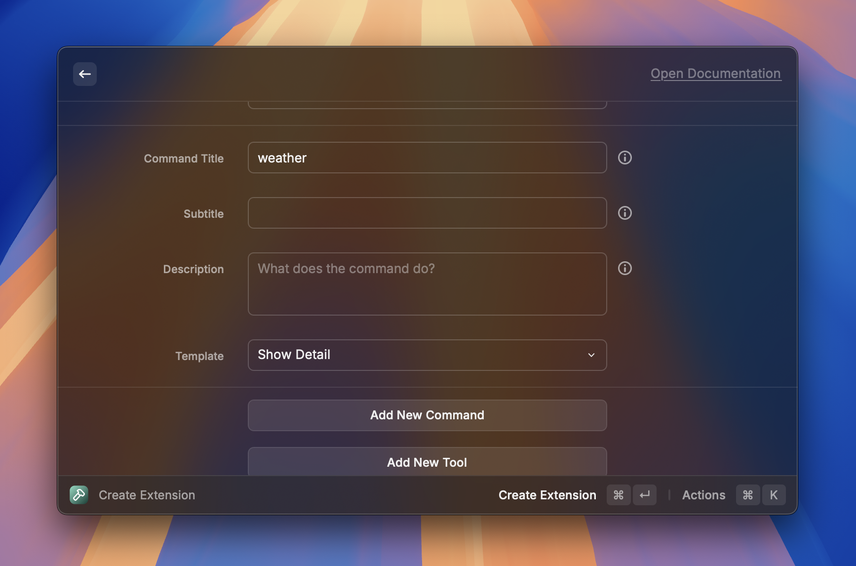 create an extension, pt. 1